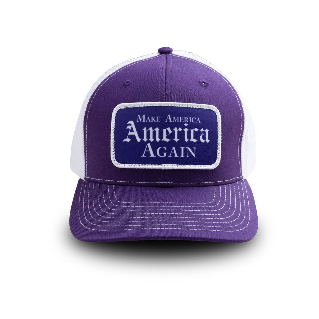 Make America America Again — Old English Edition | Trucker Hat