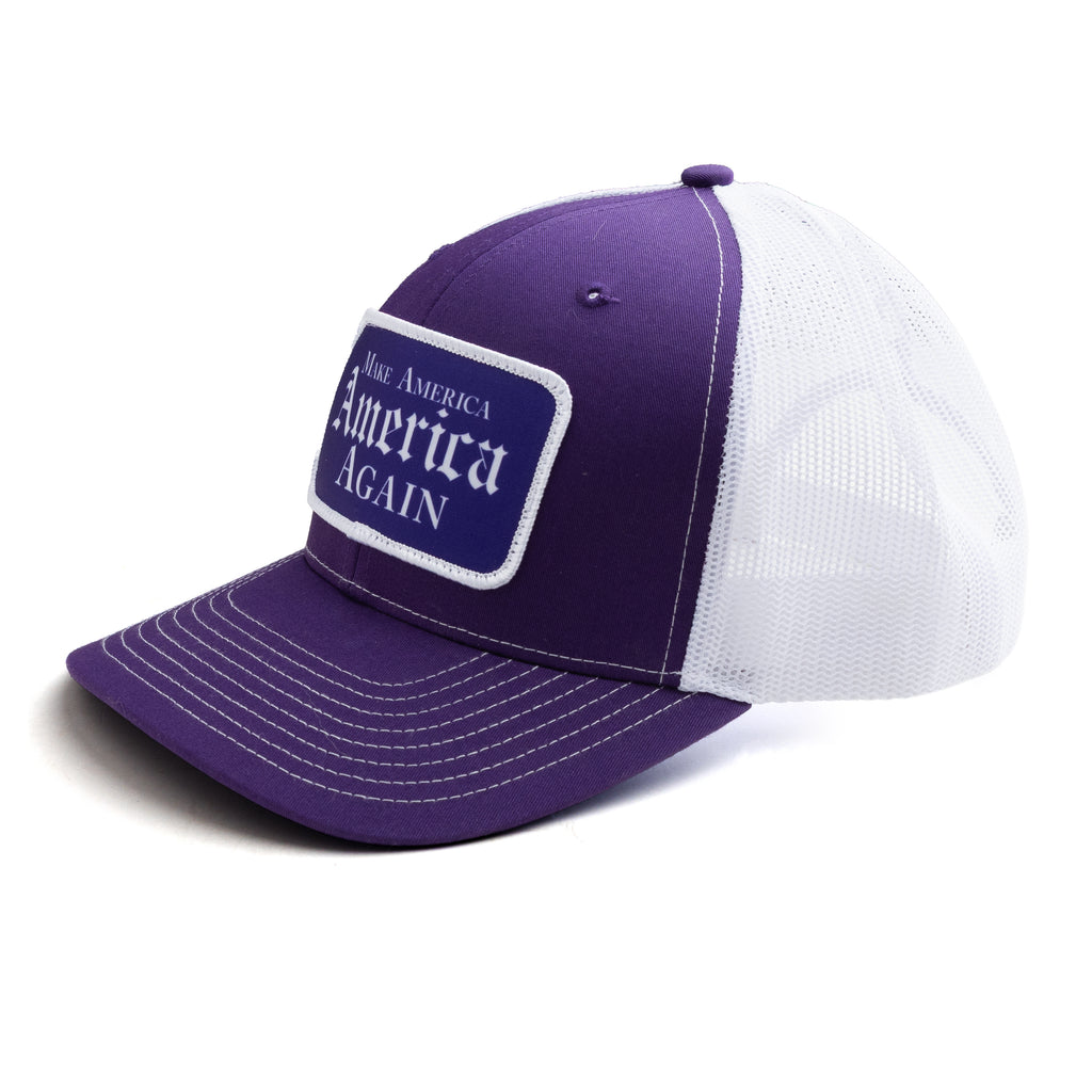 Make America America Again — Old English Edition | Trucker Hat