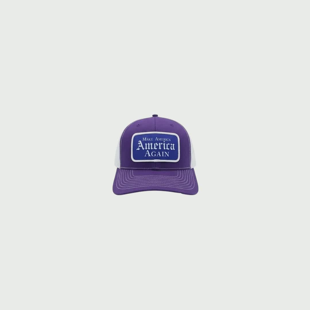 Make America America Again — Old English Edition | Trucker Hat